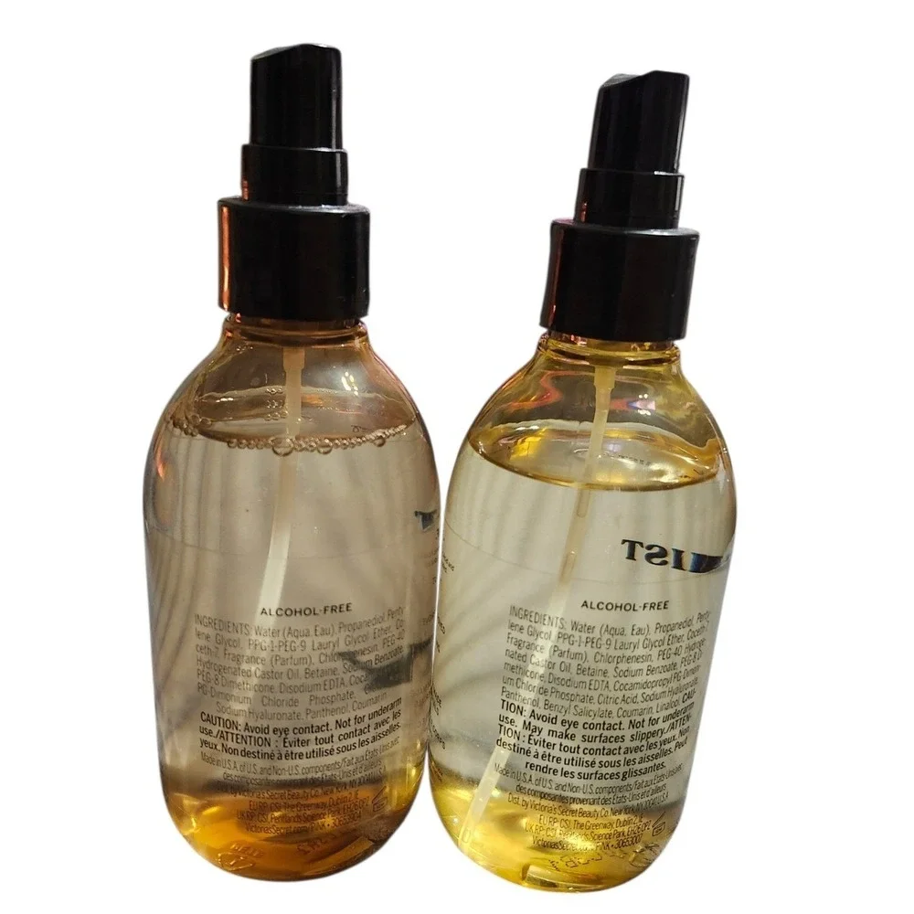 Victoria's Secret PINK Honey & Vanilla Hair & Body Mist Set 8oz Alcohol Free 2pk